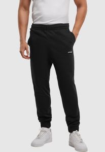 moderne Mister Tee Herren Hose Rippbündchen 460 g/m² mit Baumwolle Schwarz