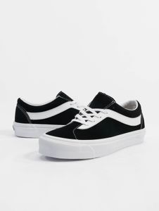 Baskets Vans unisexes décontractées à bords-côtes, noires