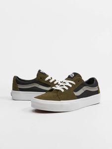 scarpe da ginnastica sportive da uomo Vans verde oliva/nero
