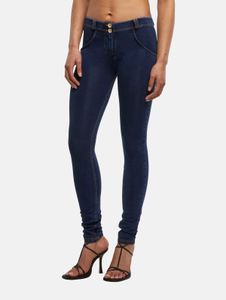 lässige Freddy Damen Jeans Skinny Fit Grau