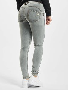 Casual Freddy women's jeans, skinny fit, stretch, zip-up, grey