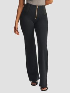 bequeme Freddy Damen Jeans Stretch mit Baumwolle Schwarz