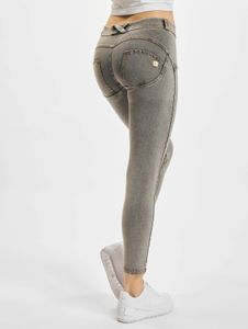 Jeans skinny da donna Freddy, eleganti, in cotone, grigi