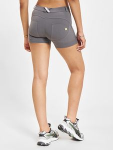 leichte Freddy Damen Shorts Stretch mit Baumwolle Grau
