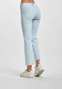 moderne Freddy Damen Jeans Reißverschluss Taschen Blau