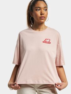 sporty New Balance women's T-shirt with cotton, pink