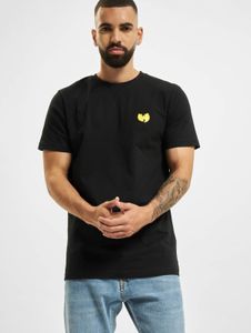bequemes Wu-Tang Herren T-Shirt 160 g/m² Kurzarm-Shirt mit Baumwolle Schwarz