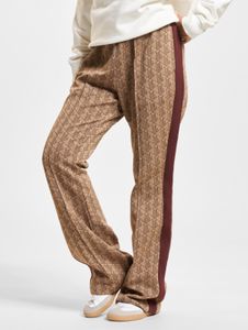 Pantalones cómodos de mujer Lacoste, color marrón.
