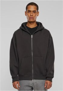 Soft 2Y Studios men's hoodie with zipper pockets, 320 g/m² cotton, black