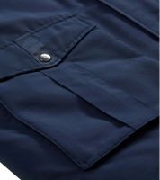 nachhaltige Stepp-Jacke für Herren Winter-Jacke mit Cord-Kragen 956444 Dunkelblau