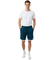 Pantaloncini sportivi da uomo SCOTCH & SODA, morbidi, ideali per il fitness, il tempo libero o la spiaggia. Disponibili in cotone blu petrolio, grigio chiaro o in rete, nei colori blu royal, nero/blu/petrolio.