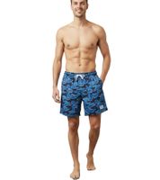 Pantaloncini sportivi da uomo SCOTCH & SODA, morbidi, ideali per il fitness, il tempo libero o la spiaggia. Disponibili in cotone blu petrolio, grigio chiaro o in rete, nei colori blu royal, nero/blu/petrolio.