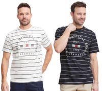 T-shirt girocollo da uomo Classic FQ1924 FQTom SS 21900644 in bianco o grigio