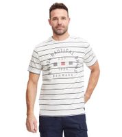 T-shirt girocollo da uomo Classic FQ1924 FQTom SS 21900644 in bianco o grigio