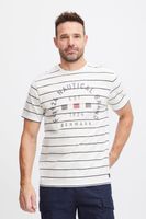 T-shirt girocollo da uomo Classic FQ1924 FQTom SS 21900644 in bianco o grigio