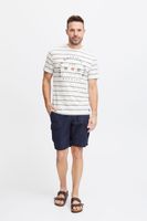 T-shirt girocollo da uomo Classic FQ1924 FQTom SS 21900644 in bianco o grigio