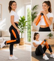 EDURO Arm- und Beintrainer gepolstertes Sportgerät für zu Hause Oberschenkel-Trainer 38x25cm 7749103 Orange
