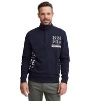 klassischer FQ1924 FQWilliam Herren Troyer mit Stehkragen Pullover 21900589 in Grau oder Blau