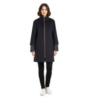 2-teiliger eleganter Damen Mantel 2-in1 Wollmantel und Daunenjacke mit recycelten Fasern 934964 Nachtblau