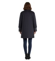 2-teiliger eleganter Damen Mantel 2-in1 Wollmantel und Daunenjacke mit recycelten Fasern 934964 Nachtblau