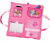 nickelodeon PAW PATROL Skye Chase Welpen Kinder Kissen Reisekissen mit Taschen 38x20cm Pink/Rosa