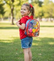 nickelodeon PAW PATROL Knet-Rucksack Set für Kinder 5 Knetmassen, 4 Ausstecher und Rucksack 9568639 Klar/Bunt