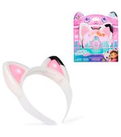 GABBY'S DOLLHOUSE "Meow-tastic" Cat Ears Headband – Headband with Sound Effects from the Movie (9575726) – White