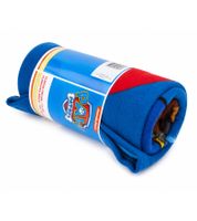 Nickelodeon PAW PATROL Kids' Blanket with Logo, Lettering, and Characters – Soft Throw Blanket (130x170 cm) – Blue
