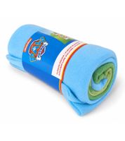 Nickelodeon PAW PATROL Kids' Blanket – Soft Throw with Logo, Lettering, and Characters – 130x160 cm – Blue