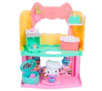 10-Piece GABBY'S DOLLHOUSE Toy Set: Cakey's Sprinkle Kitchen for the Dollhouse – Pink/Turquoise/Multicolor