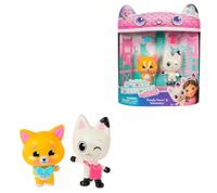 2-Piece GABBY'S DOLLHOUSE Toy Set: Pandy Paws & Chumsley Figures with Accessories – Pink/Turquoise/Multicolor