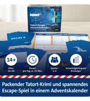 Tatort Escape Feiertags-Kalender mit 24 Umschläge ab 14 Jahre Adventskalender Krimi 9577952