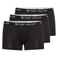 Tom Tailor Basic Boxer Shorts – Men's Cotton Underwear – 3-Pack (70162 6061) – Black