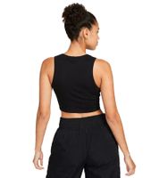 NIKE Sportswear Essentials oder Jordan Damen Crop-Top Tank-Top mit Logo Sport-Shirt FB8279-0100 Schwarz oder DX4700-133 Weiß