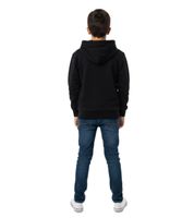 nachhaltiger Kinder Hoodie für Jungen aus weichem Baumwoll-Mix Kapuzen-Pullover mit Skelett 922809 Grün oder 918185 Schwarz