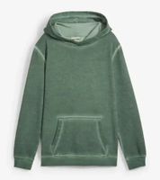 nachhaltiger Kinder Hoodie für Jungen aus weichem Baumwoll-Mix Kapuzen-Pullover mit Skelett 922809 Grün oder 918185 Schwarz