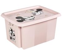 keeeper Aufbewahrungsbox Karolina "Minnie Maus" mit Deckel Stapel-Box 15L Vorratsbox 9575785 Nordic Pink