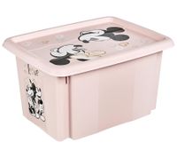 keeeper Aufbewahrungsbox Karolina "Minnie Maus" mit Deckel Stapel-Box 15L Vorratsbox 9575785 Nordic Pink