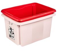 keeeper Aufbewahrungsbox Karolina "Minnie Maus" mit Deckel Stapel-Box 15L Vorratsbox 9575785 Nordic Pink
