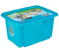 keeeper Aufbewahrungsbox Karolina "Paw Patrol" mit Deckel Stapel-Box 15L Vorratsbox 9574882 Blau/Transparent