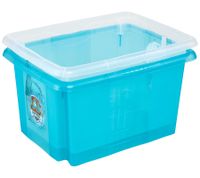 keeeper Aufbewahrungsbox Karolina "Paw Patrol" mit Deckel Stapel-Box 15L Vorratsbox 9574882 Blau/Transparent