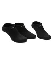 3 Paar NIKE Everyday Cush Unisex Baumwoll-Socken schlichte Sneaker-Socken Trainings-Socken Baumwoll-Socken Strümpfe SX7673-010 Schwarz
