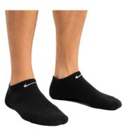 3 Paar NIKE Everyday Cush Unisex Baumwoll-Socken schlichte Sneaker-Socken Trainings-Socken Baumwoll-Socken Strümpfe SX7673-010 Schwarz