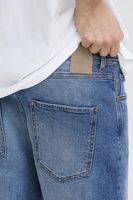 klassische SOLID SDRyan Herren Jeansshorts mit Nieten Denimshorts Jeans-Bermuda 21108646 Blau
