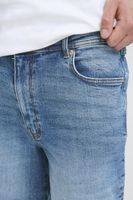 klassische SOLID SDRyan Herren Jeansshorts mit Nieten Denimshorts Jeans-Bermuda 21108646 Blau