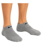3 Paar NIKE Everyday Cush Unisex Baumwoll-Socken schlichte Sneaker-Socken Trainings-Socken Baumwoll-Socken Strümpfe SX7673-964 Schwarz/Weiß/Grau