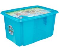 keeeper Aufbewahrungsbox Karolina "Paw Patrol" mit Deckel Stapel-Box 45L Vorratsbox 9575184 Blau/Transparent