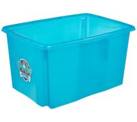 keeeper Aufbewahrungsbox Karolina "Paw Patrol" mit Deckel Stapel-Box 45L Vorratsbox 9575184 Blau/Transparent