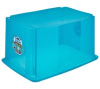 keeeper Aufbewahrungsbox Karolina "Paw Patrol" mit Deckel Stapel-Box 45L Vorratsbox 9575184 Blau/Transparent