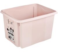 keeeper Aufbewahrungsbox Karolina "Minnie Maus" mit Deckel Stapel-Box 30L Vorratsbox 9575086 Nordic Pink